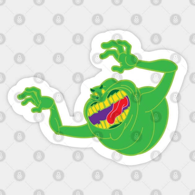 Lil Busters: Spooky Spud Sticker by Circle City Ghostbusters